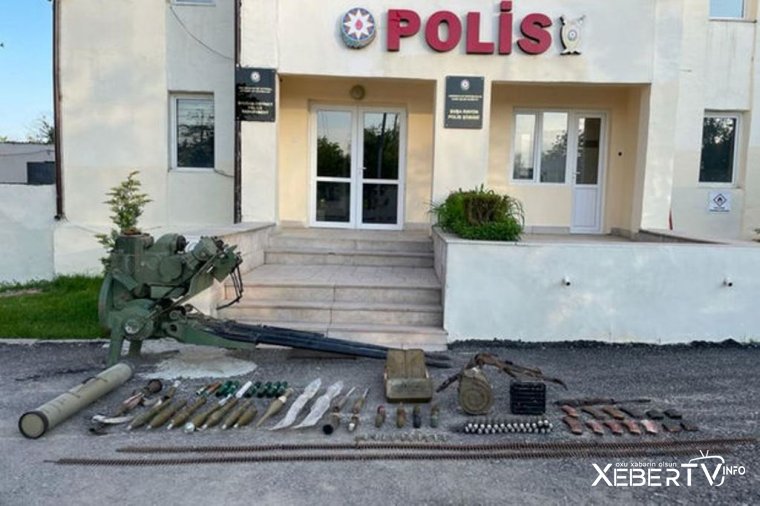 Şuşada DTX, polis və agentlik əməkdaşlarından əməliyyat: Xeyli silah-sursat tapıldı -