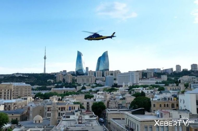 “ASG Helicopter Services”in helikopteri vasitəsilə ilk dəfə “Formula-1”in çəkilişi aparılıb -