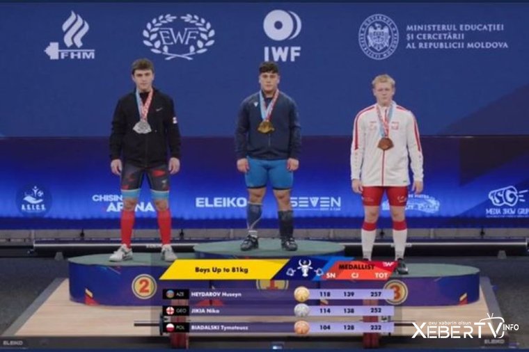 Avropa birinciliyi: Azərbaycan daha üç qızıl medal qazandı -