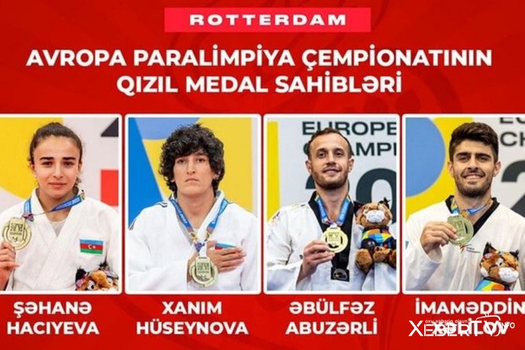 Azərbaycan paraatletləri Avropa çempionatını 13 medalla başa vurublar -